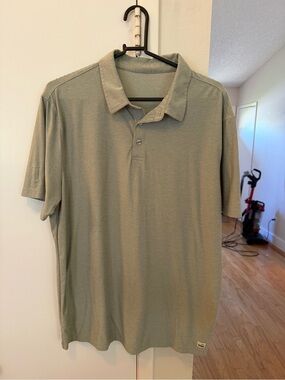 Vuori Men's Polo Shirt - Sage Green